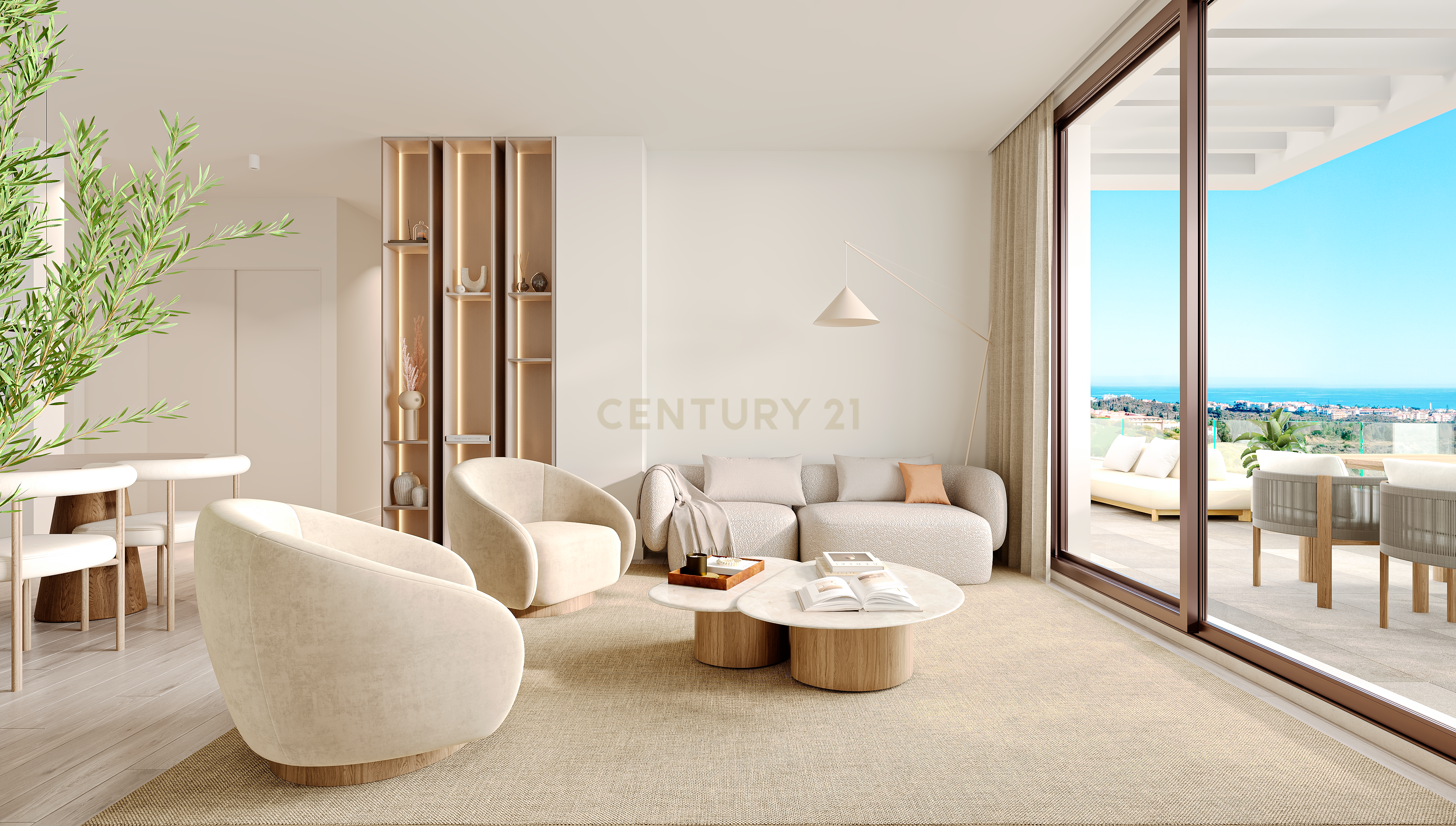 O seu futuro apartamento em MIJAS, onde o conforto e a natureza se combinam com vistas para o Mediterrâneo - Image 2