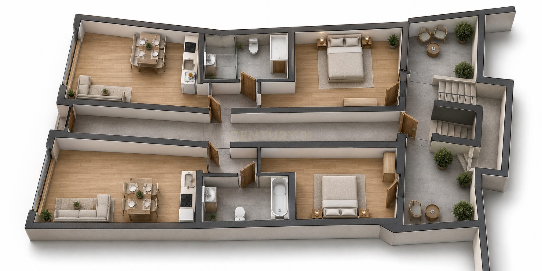 Fotografia 11 de Terreno com Projeto Aprovado para Construção de 8 Apartamentos - Bairro Santos Nicolau - Setúbal