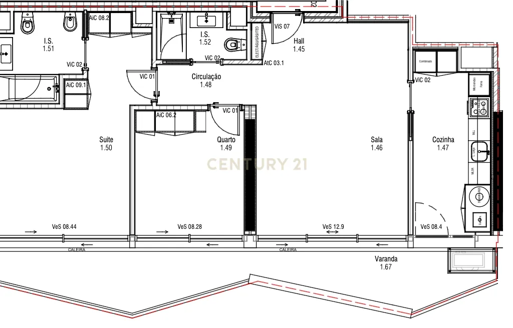 Apartamento T2 no VALRIO II junto ao Parque das Nações - Image 35
