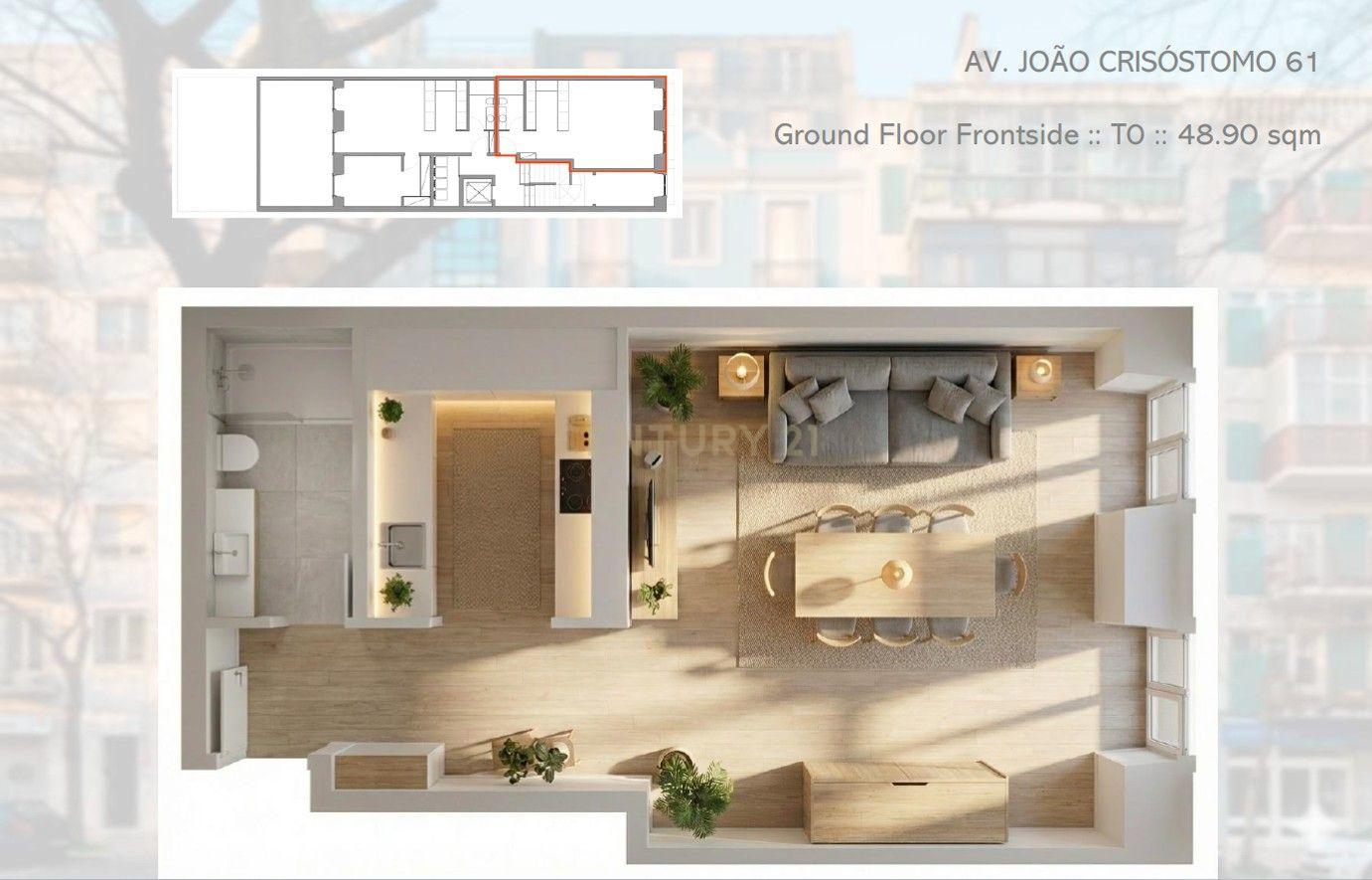 Fotografia 5 de Prédio com PIP Homologado | Avenida João Crisóstomo | Avenidas Novas | Projeto com Elevado Potencial de Valorização