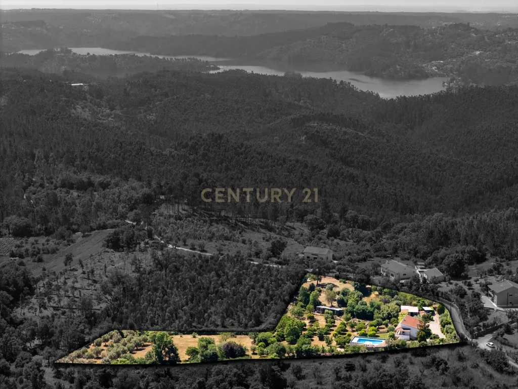 Quinta de 1ha vedada com piscina, jacuzzi, pomar e vista panorâmica em Olalhas, Tomar - Image 3
