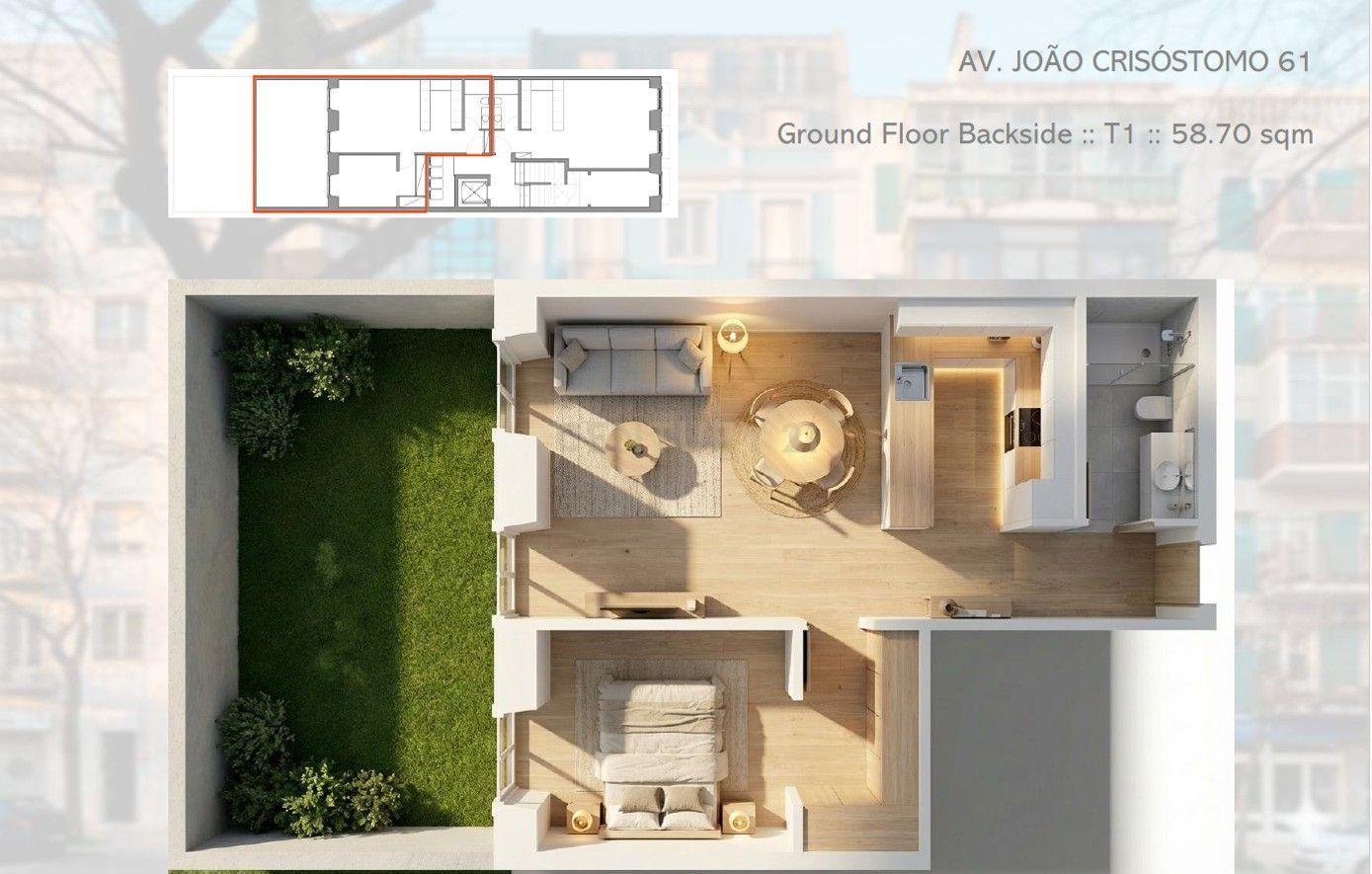 Fotografia 3 de Prédio com PIP Homologado | Avenida João Crisóstomo | Avenidas Novas | Projeto com Elevado Potencial de Valorização