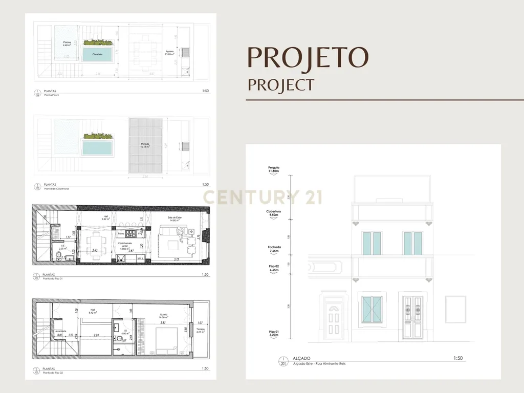 Ruína com projeto de arquitetura de renovação para moradia com piscina em Olhão - Image 11