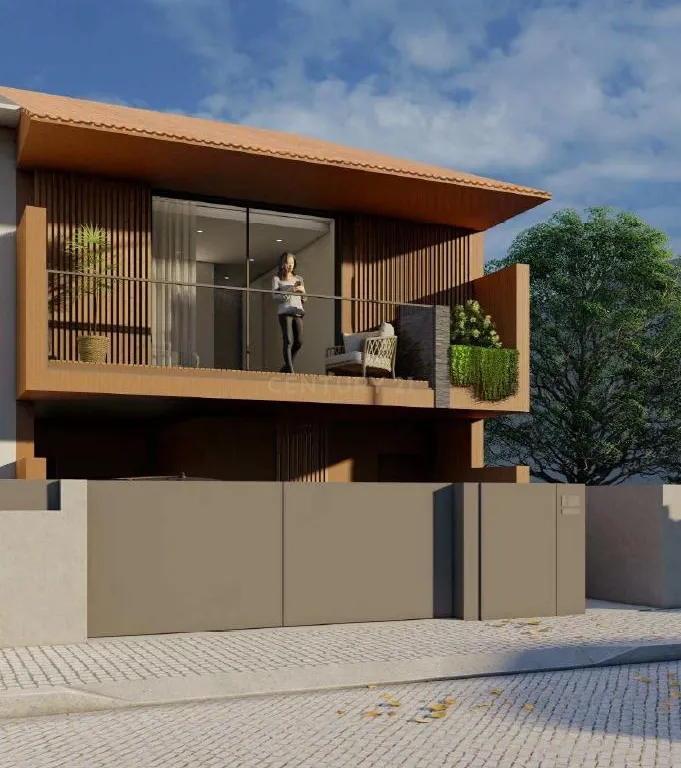 Terreno Urbano com Projeto Aprovado para Moradia de 2 Pisos no Centro de São Mamede de Infesta, Matosinhos - Image 3