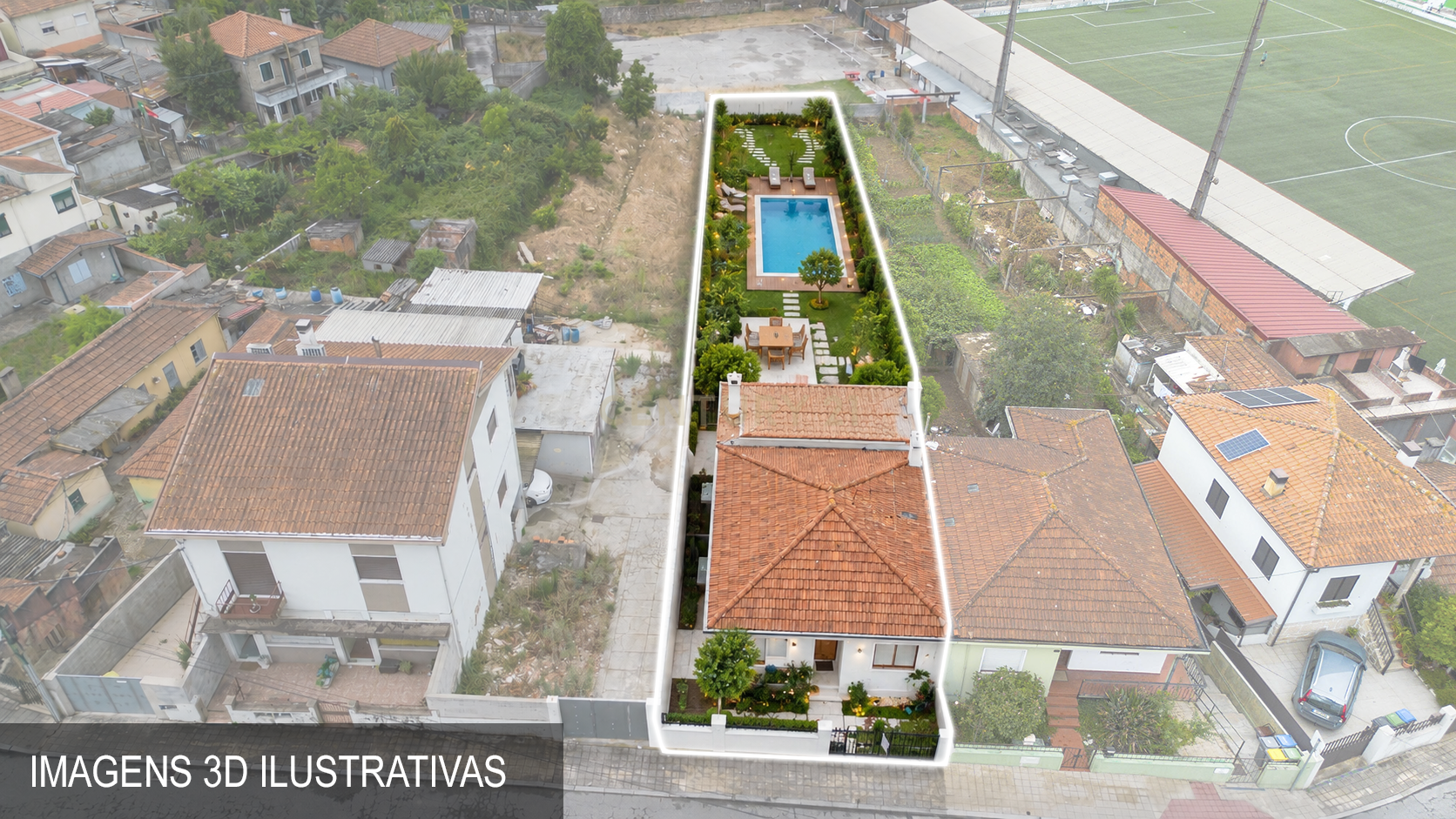 Fotografia 8 de Moradia T2 em Ermesinde com Grande Quintal e Excelente Potencial de Investimento