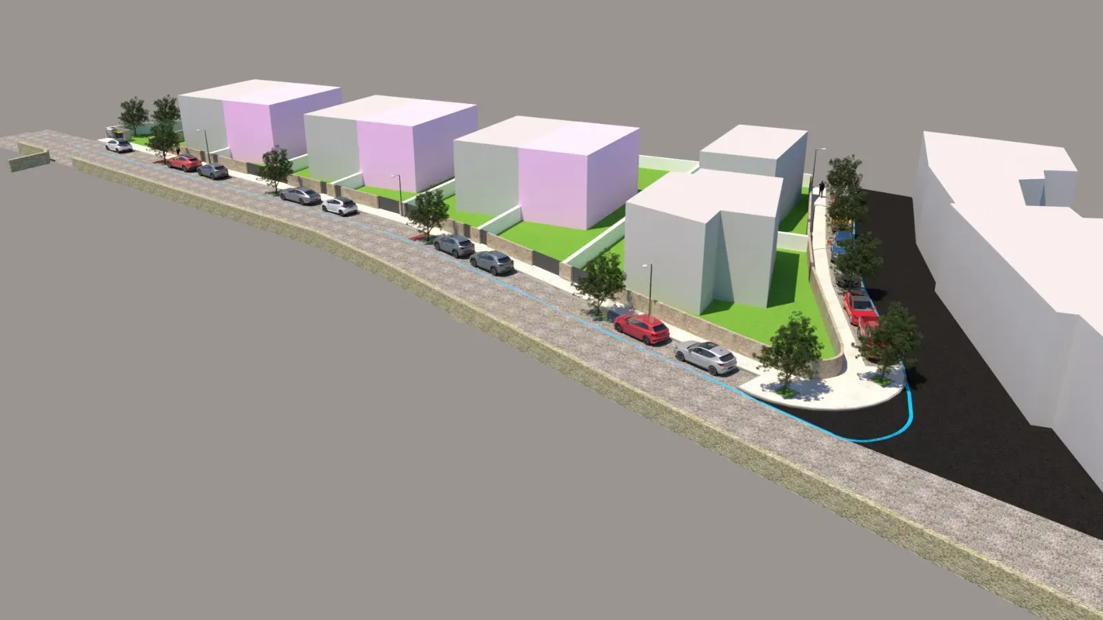 Fotografia 9 de Lote para construção de moradia de três frentes, Vilar de Figos, Lote5