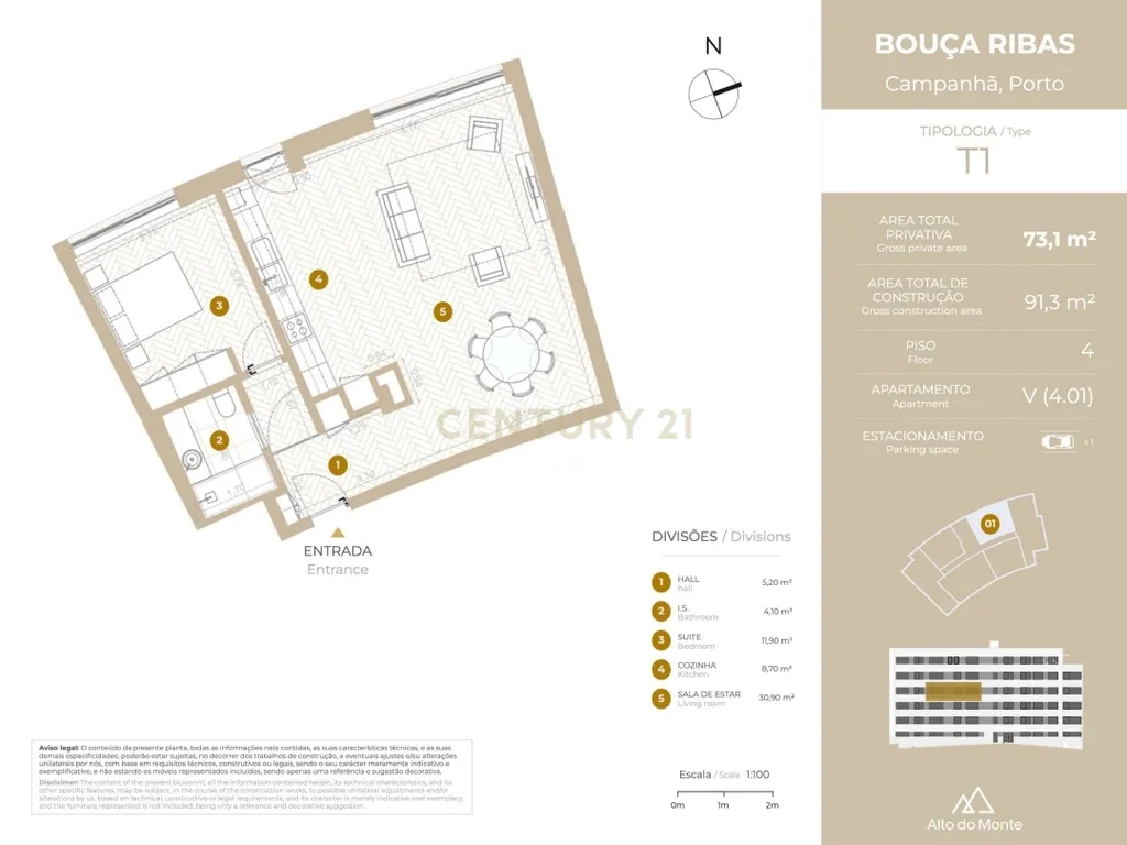 ApartamentoT1 | Campanhã | Próximo Metro - Image 26
