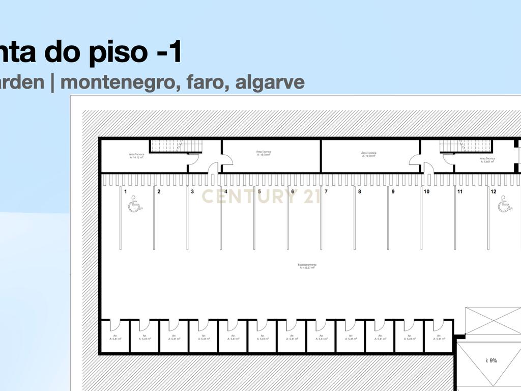 Terreno com projeto aprovado para Empreendimento de 12 apartamentos em Montenegro, Faro, Algarve. - Image 8