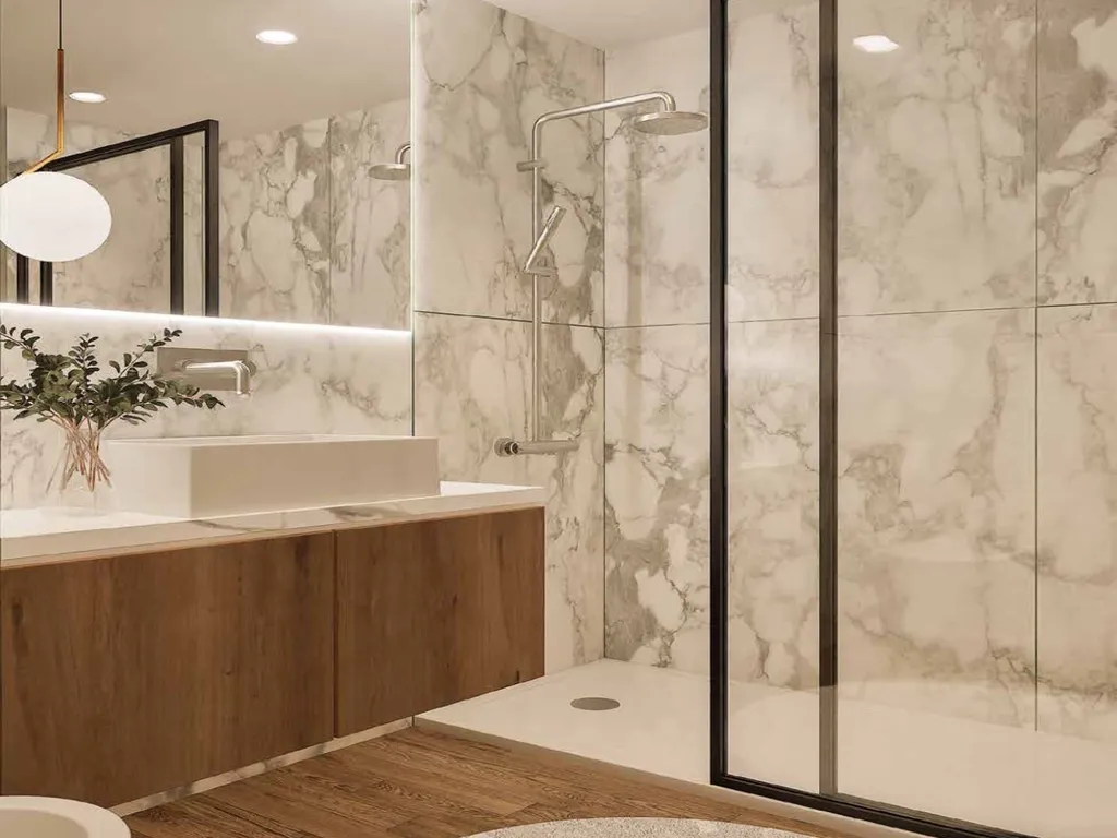 Apartamento T3 com terraço, em condomínio com piscina e jardim - Image 9