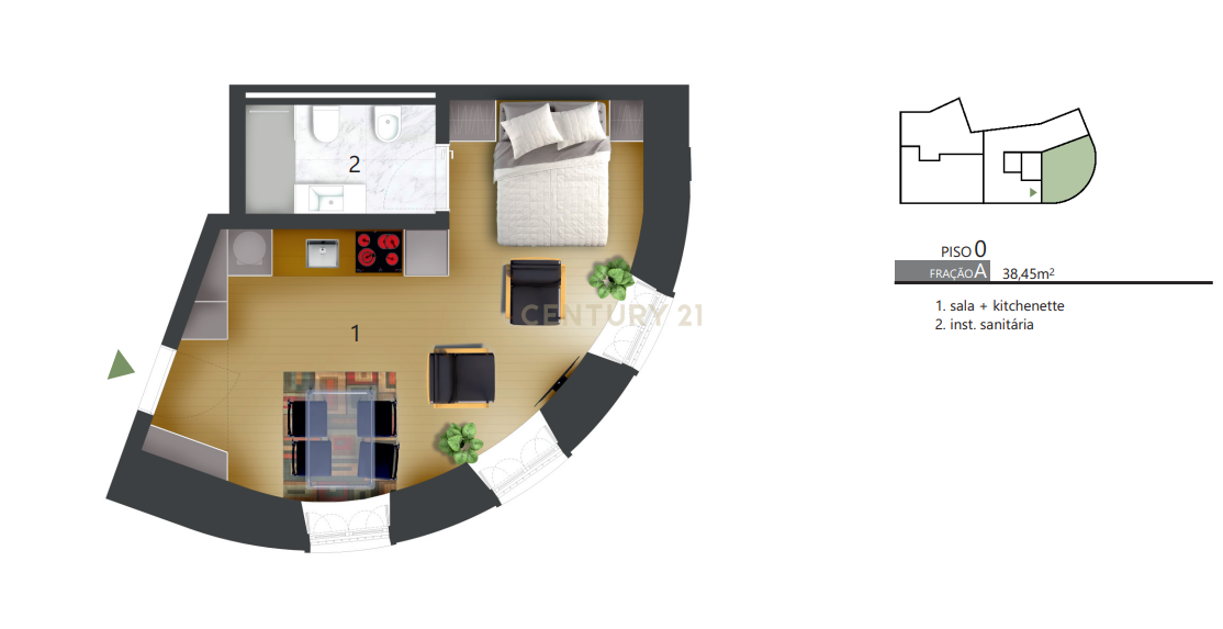 Apartamento T0 Novo em Campolide - Image 18