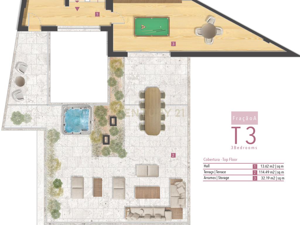 Apartamento T3 Triplex, em construção, no Empreendimento Gago Coutinho, em Póvoa de Santo Adrião - Image 14