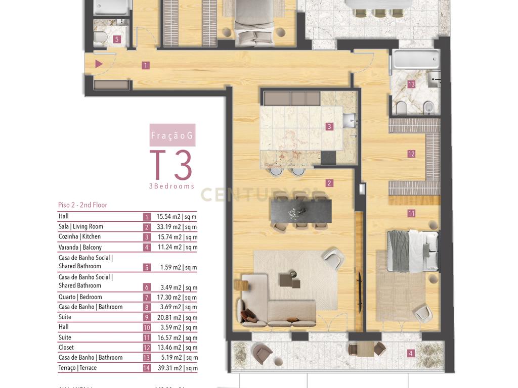 Apartamento T3, em construção, no Empreendimento Gago Coutinho, em Póvoa de Santo Adrião - Image 11