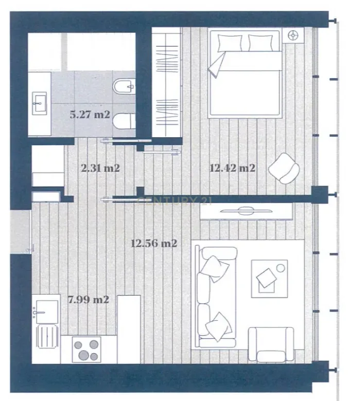 Apartamento T1 com rentabilidade - Image 15
