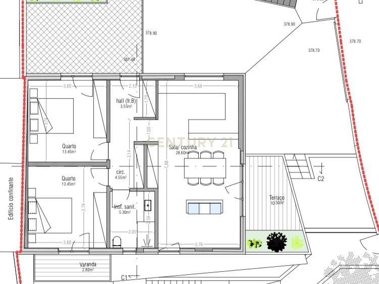 Andar moradia T2 com espaço exterior - Image 6