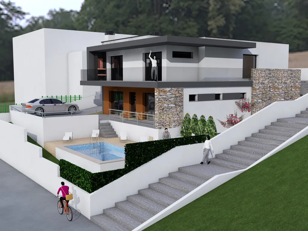 LOTE 481m2 C/ PROJECTO APROVADO PARA MORADIA ISOLADA UNIFAMILIAR COM PISCINA E JARDIM - Image 6