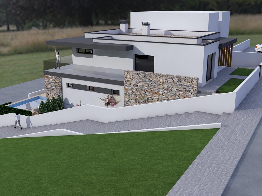 LOTE 481m2 C/ PROJECTO APROVADO PARA MORADIA ISOLADA UNIFAMILIAR COM PISCINA E JARDIM - Image 14