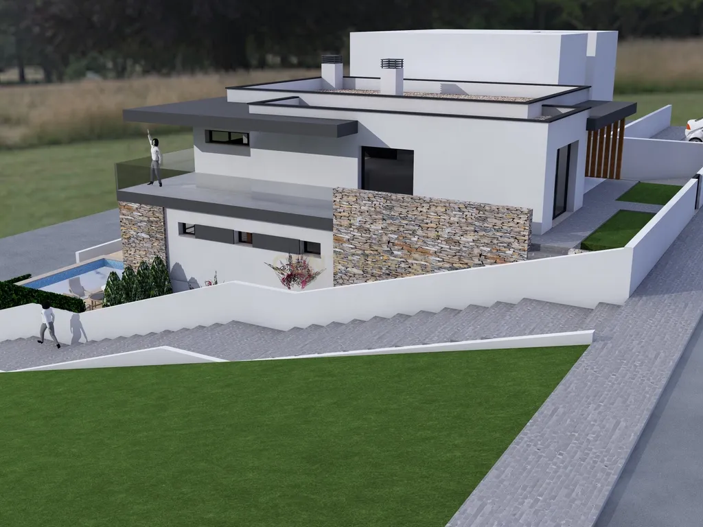 LOTE 481m2 C/ PROJECTO APROVADO PARA MORADIA ISOLADA UNIFAMILIAR COM PISCINA E JARDIM - Image 14