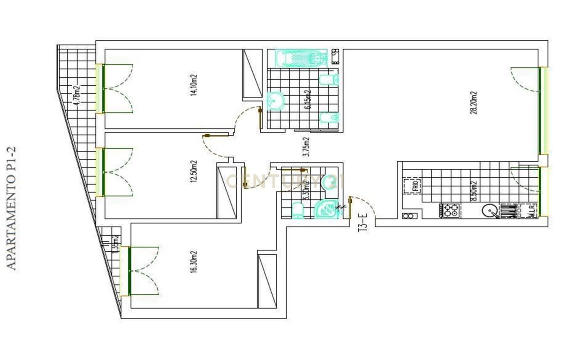 Apartamento T3 à venda em São Teotónio, Odemira — foto 22