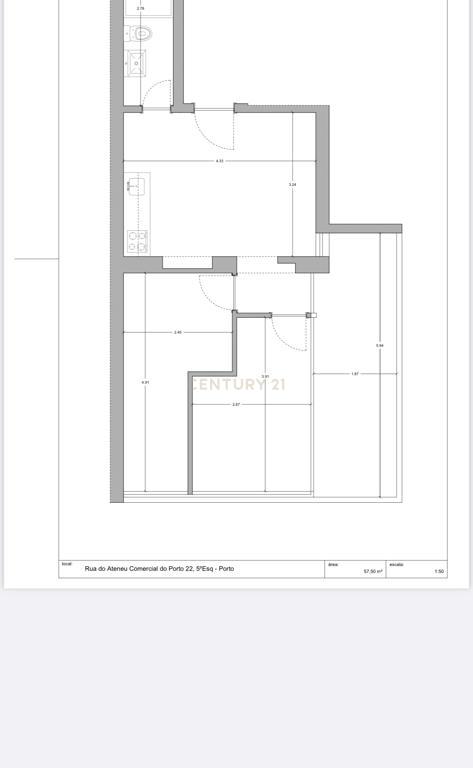 DOIS APARTAMENTOS T2 + T2  RECUADOS - Rua Ateneu Comercial do Porto - Image 27