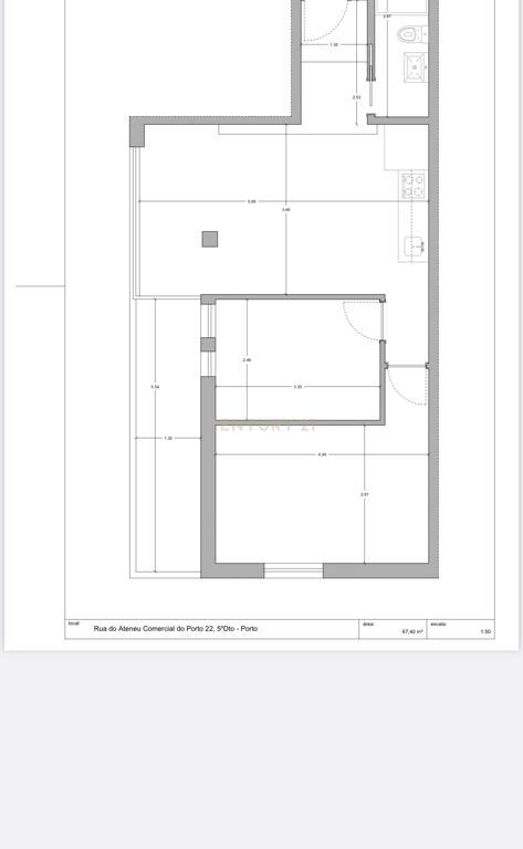 DOIS APARTAMENTOS T2 + T2  RECUADOS - Rua Ateneu Comercial do Porto - Image 17
