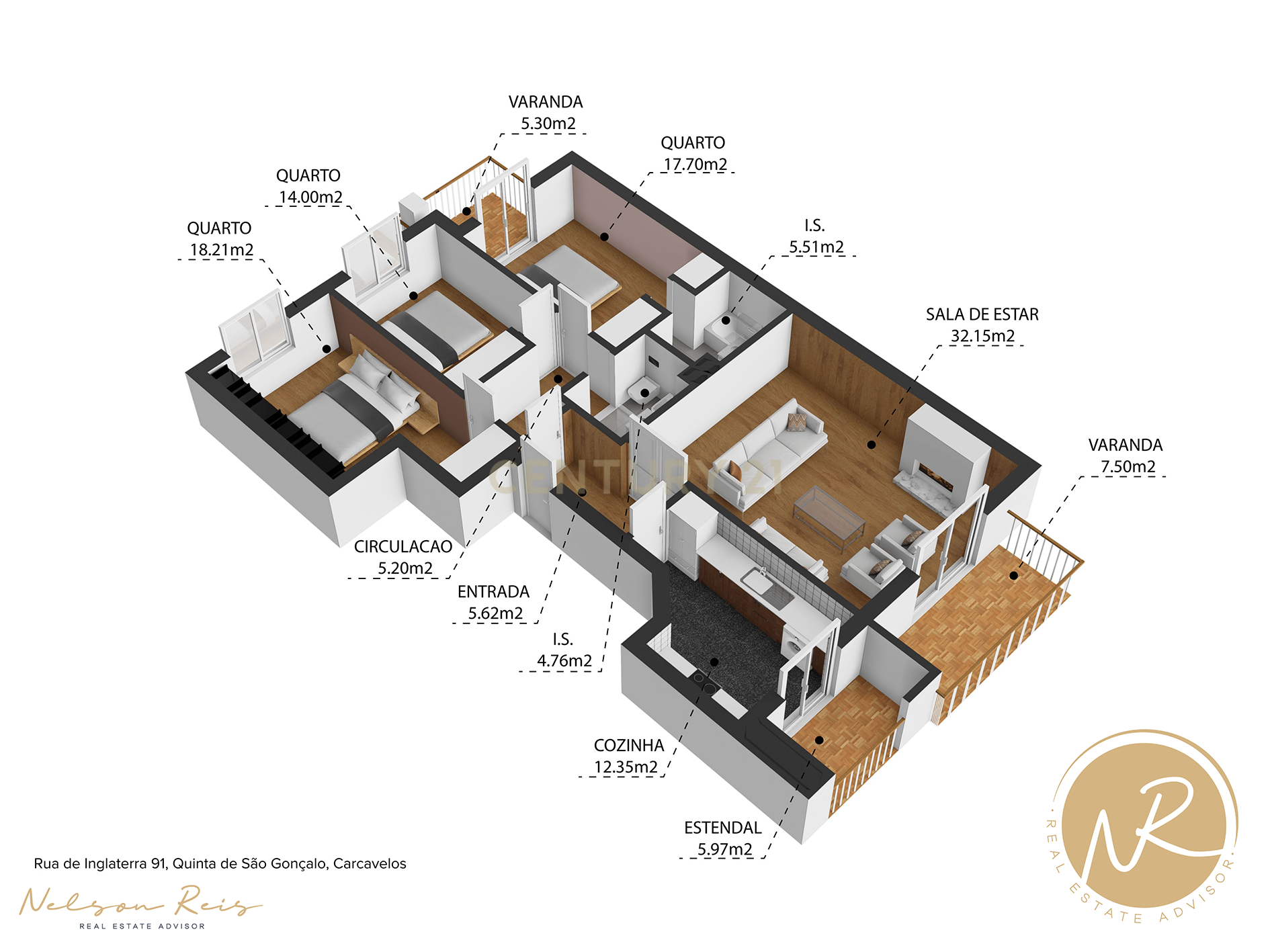 T3 em localização Premium da Quinta de São Gonçalo, Carcavelos - Image 29
