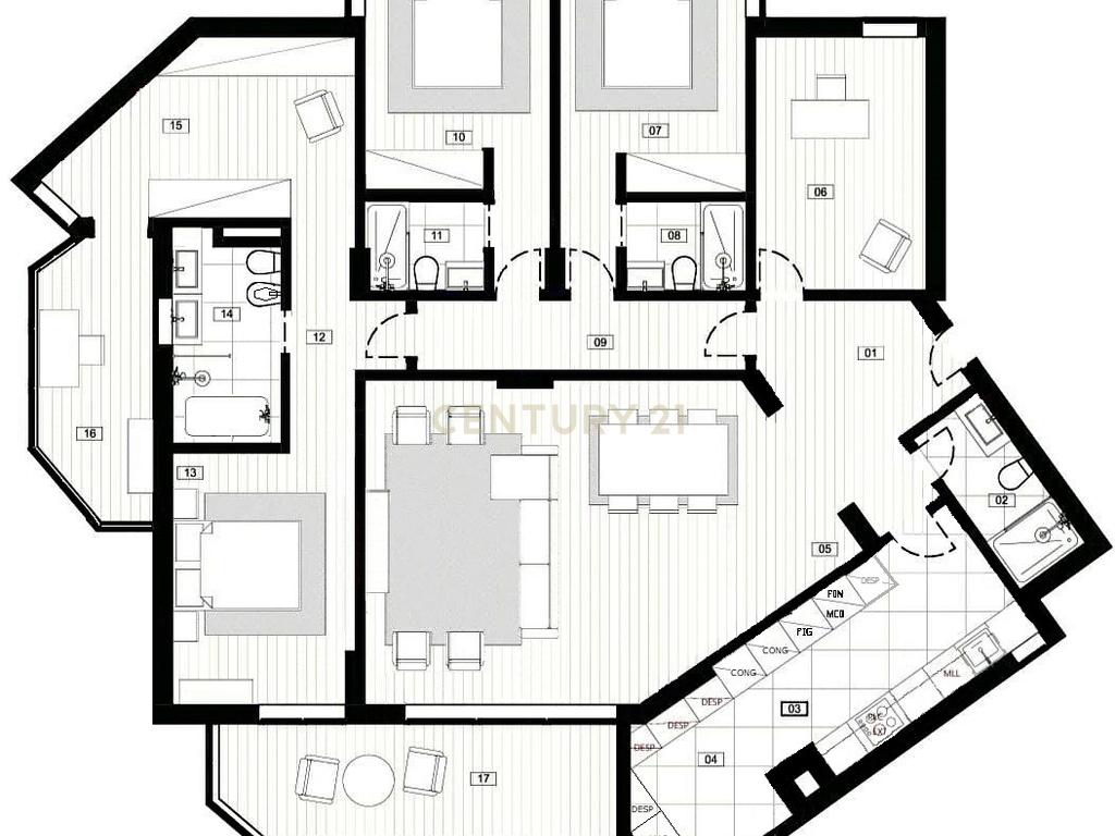 Apartamento T4 com 3 Suites, em zona Prime de Algés - Image 51