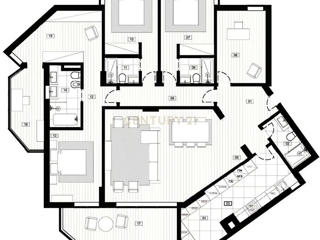 Apartamento T4 com 3 Suites, em zona Prime de Algés - Image 51