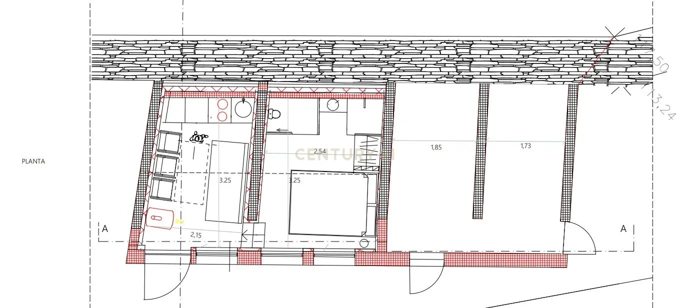Terreno em Valdigem, com uma área total de 3.350m², oferece vistas panorâmicas sobre o Rio Douro. Tem licença para a construção de uma casa com seis quartos (T6), além de uma vasta área de terreno com vinhas antigas de categoria A. - Image 70