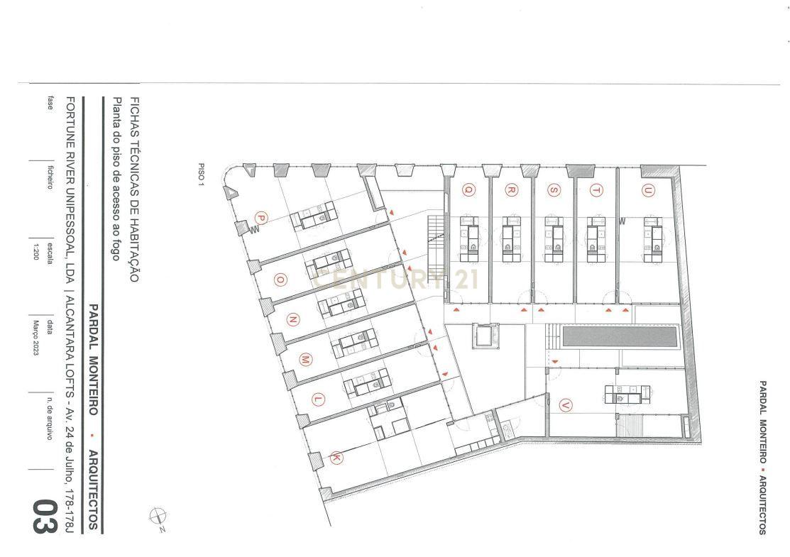 Loft Residencial  T1 de design industrial no prestigiado Alcantâra Lofts. Para Venda - Image 31
