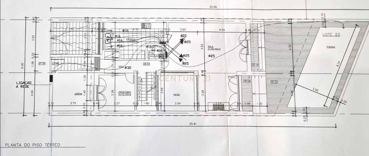 Moradia T4, a 5 minutos de distância da praia, com piscina, terraço e garagem privada localizada no Jardins da Parede - Image 44