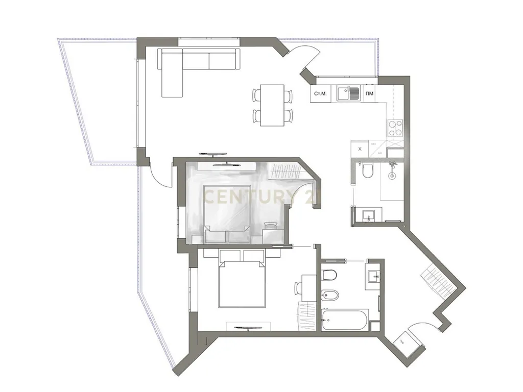 Lunamar Apartamentos novos em construção T2 - Image 2