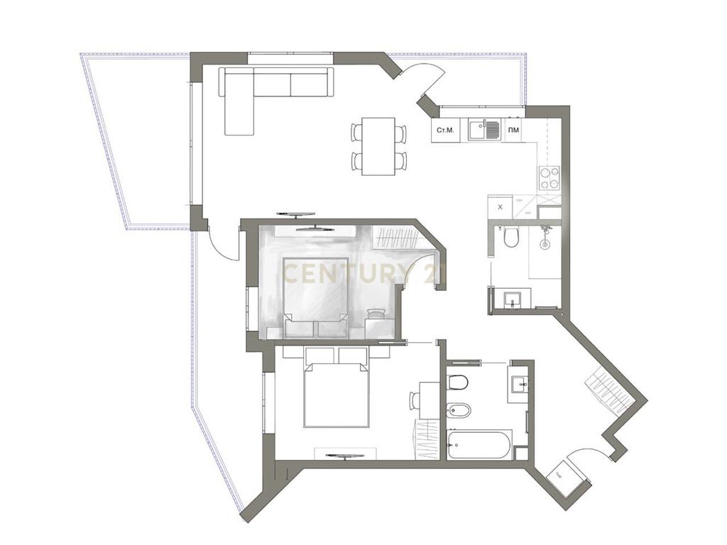 Lunamar Apartamentos novos em construção T2 - Image 1
