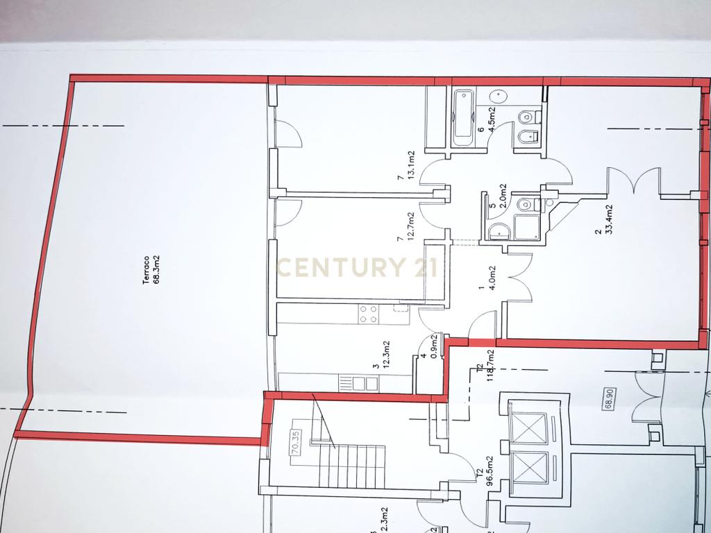 Apartamento T3 com Terraço de 70 m² e Box - Quinta do Castelo - Image 27