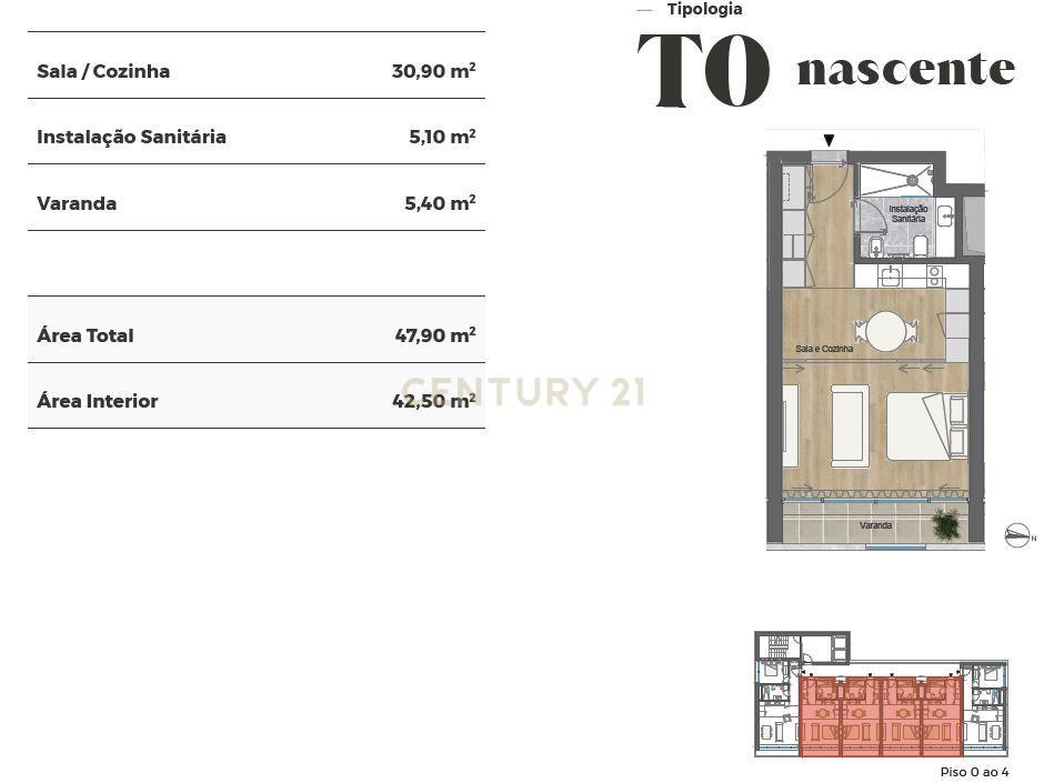 Apartamento T0 - Magnólia Residenc3 - Gaia - Image 14