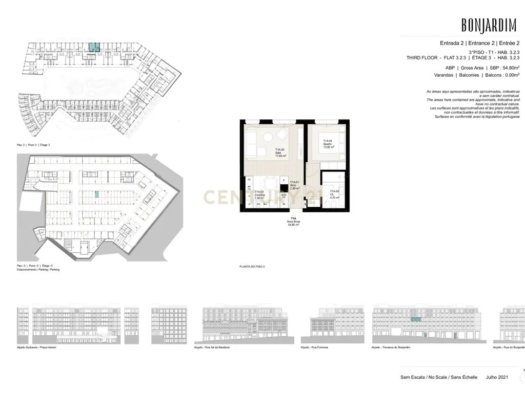 Apartamento T1 Novo I Condomínio Bonjardim I Arrendamento - Image 35