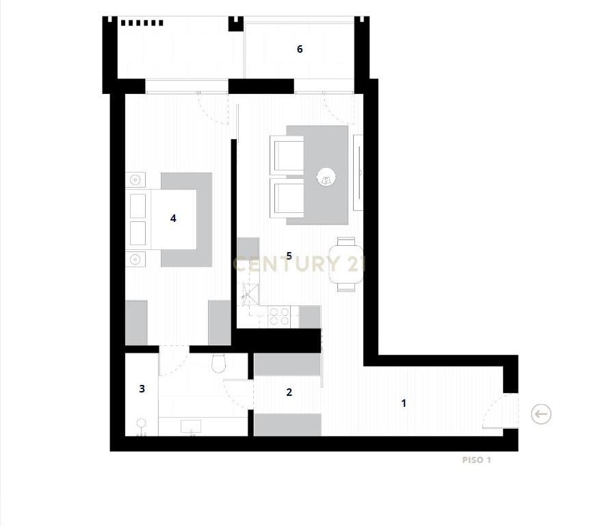 Apartamento T1 novo em Almada - Image 11