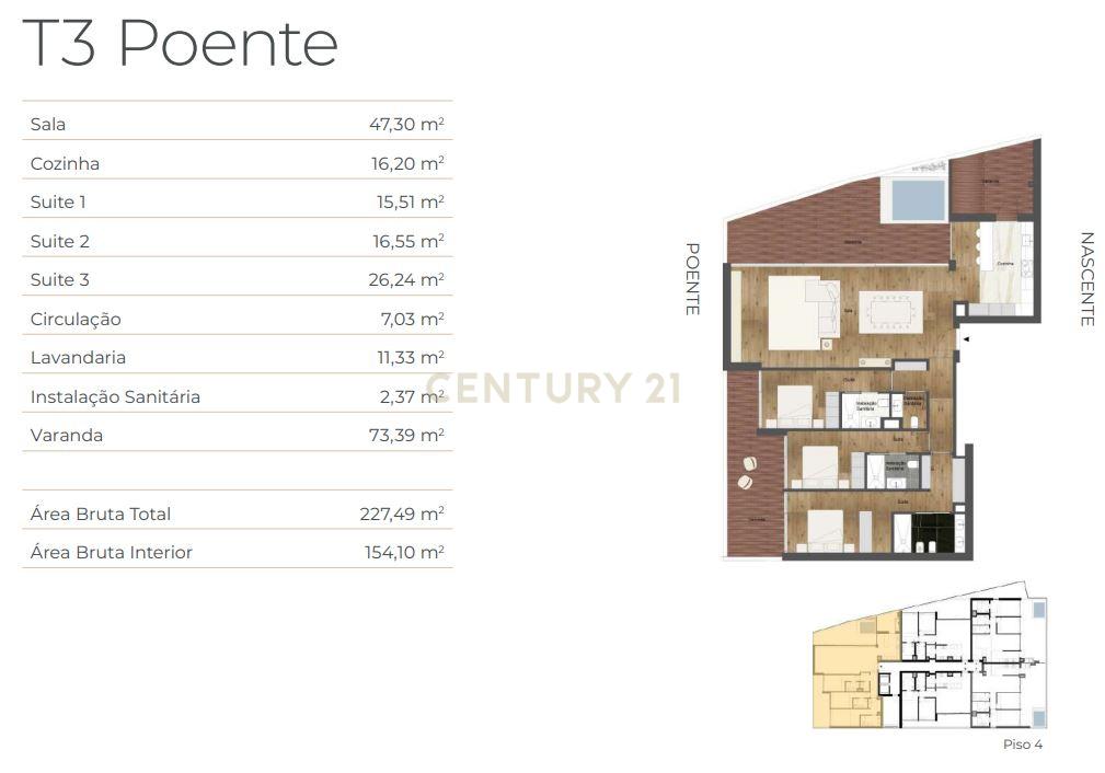 Apartamento T3 com Piscina Privativa na Varanda,  3 Suites - Douro Nobilis II - Sul | Poente | Norte - Image 21
