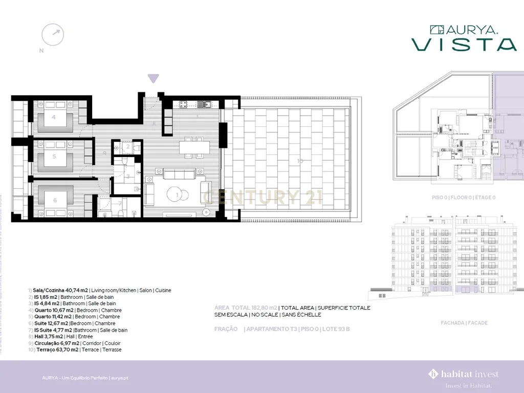 Apartamento T3 - C/Terraço - Empreendimento AURYA Vista - Image 17