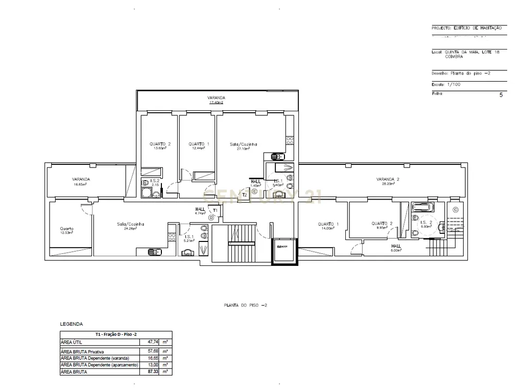 Apartamento T1, novo, em construção | Coimbra. - Image 11