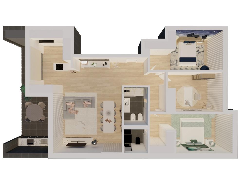 Apartamento T3 - Empreendimento Torre do Palácio - Image 3