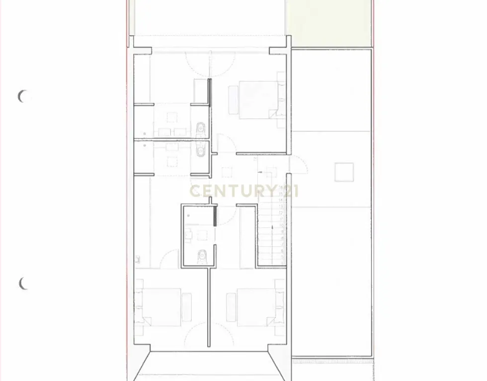 Moradia T3 Em Banda com 3 Suites e 1 Escritório em Palmeira - Image 23