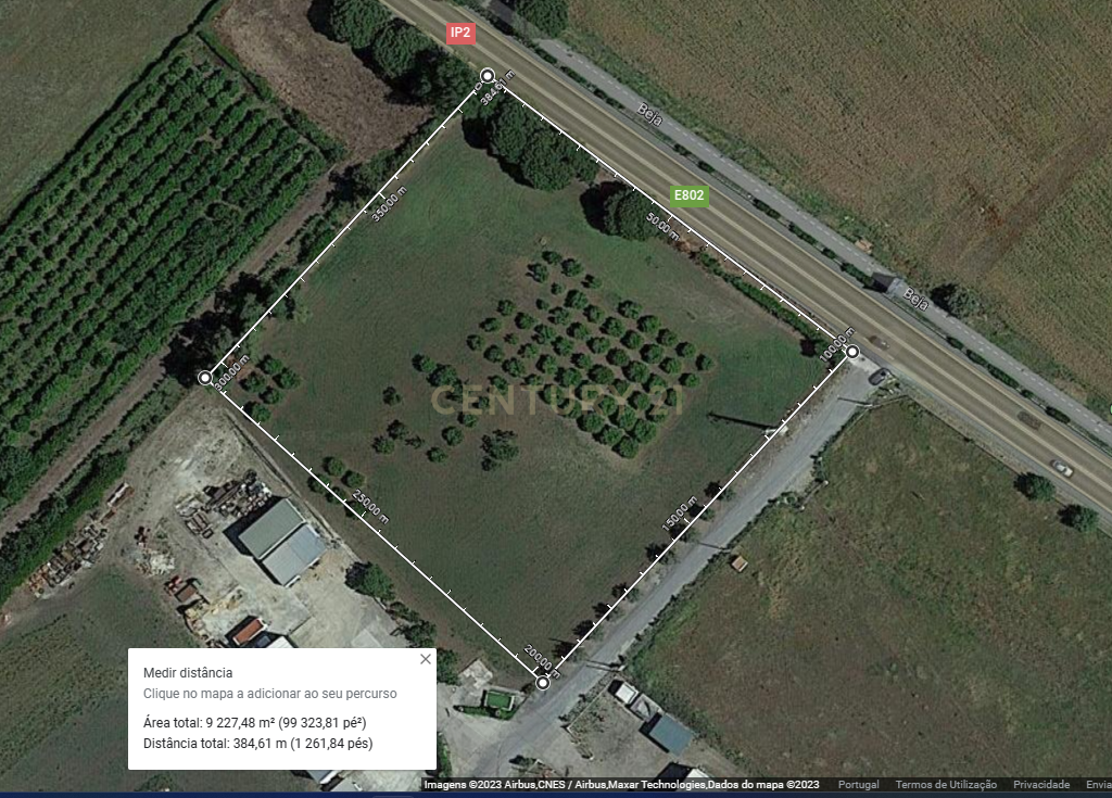 BEJA -ALENTEJO Zona privilegiada para o FUTURO  da Cidade , Arrisque ser o 1º. e Ficará a ganhar   DESTAQUE EM CURSO de 1 hectare . Áreas de Implantação cerca de 6000 m2 - Image 3