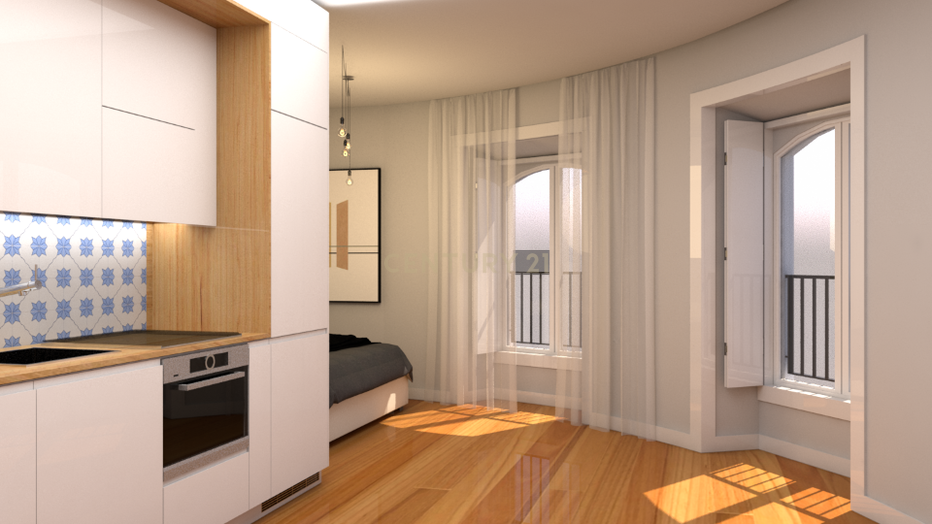 Apartamento T0 Novo em Campolide - Image 5