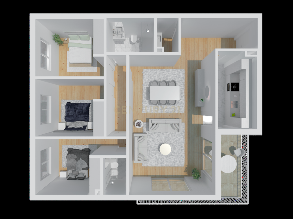 Apartamento T3 novo junto à praia de Santo Amaro de Oeiras, pronto para investimento - Image 10
