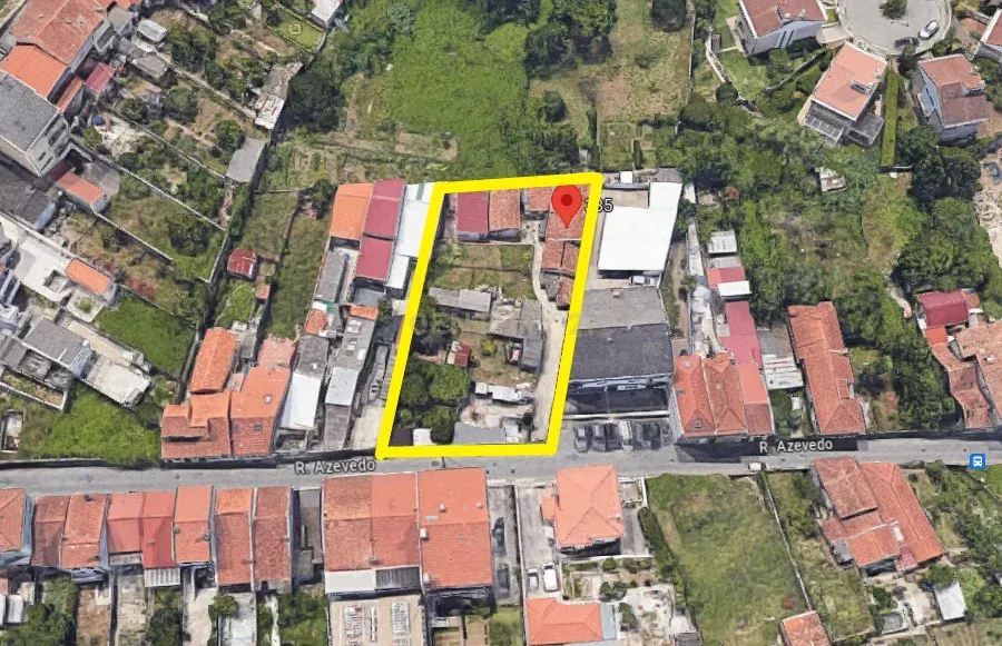 Terreno urbano na Rua Azevedo