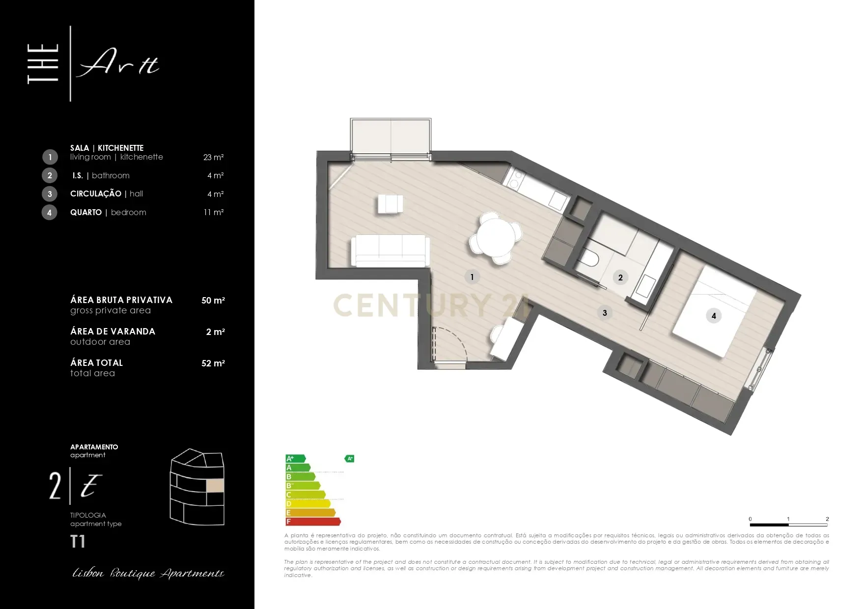 Luxuoso Apartamento T1 para Arrendamento - Lisboa, Campolide - Image 38