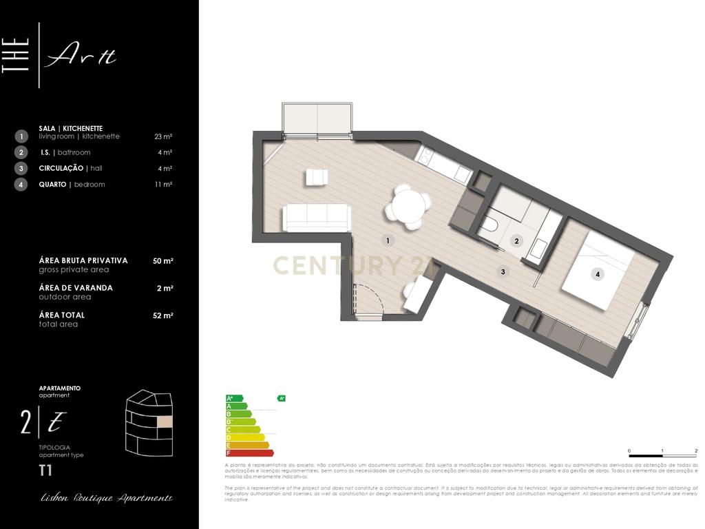 Luxuoso Apartamento T1 para Arrendamento - Lisboa, Campolide - Image 38