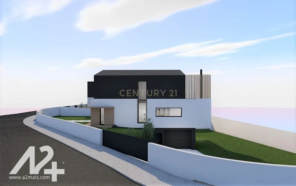 Lote à Venda com Projeto de Moradia Moderna de 3 Pisos - Image 1