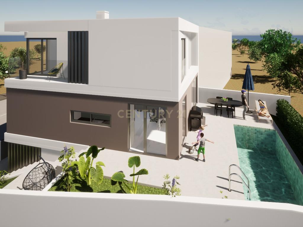 NAO PERCA ESTA GRANDE OPORTUNIDADE! FABULOSA MORADIA INDEPENDENTE DE LUXO T3 DE GRANDES DIMENSÕES EM CONSTRUÇÃO COM PREVISÃO PARA SER FINALIZADA EM SETEMBRO, COM CAVE, 3 PISOS, GARAGEM EM BOX, PISCINA, TERRAÇO, PAINÉIS SOLARES, ESCRITÓRIO, LAVANDARIA E AM - Image 5