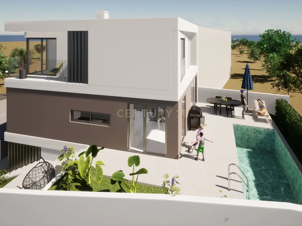 NAO PERCA ESTA GRANDE OPORTUNIDADE! FABULOSA MORADIA INDEPENDENTE DE LUXO T3 DE GRANDES DIMENSÕES EM CONSTRUÇÃO COM PREVISÃO PARA SER FINALIZADA EM SETEMBRO, COM CAVE, 3 PISOS, GARAGEM EM BOX, PISCINA, TERRAÇO, PAINÉIS SOLARES, ESCRITÓRIO, LAVANDARIA E AM - Image 5